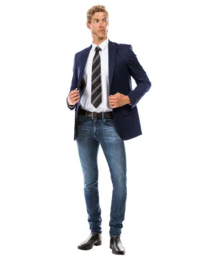 Zegarie Slim Fit Suit Separates Jacket, Deep Ocean Blue