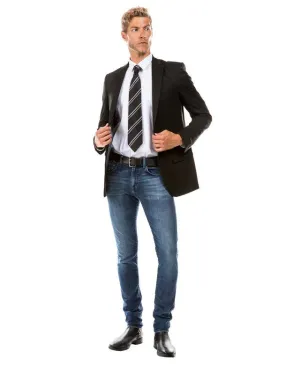 Zegarie Slim Fit Suit Separates Jacket, Midnight Black