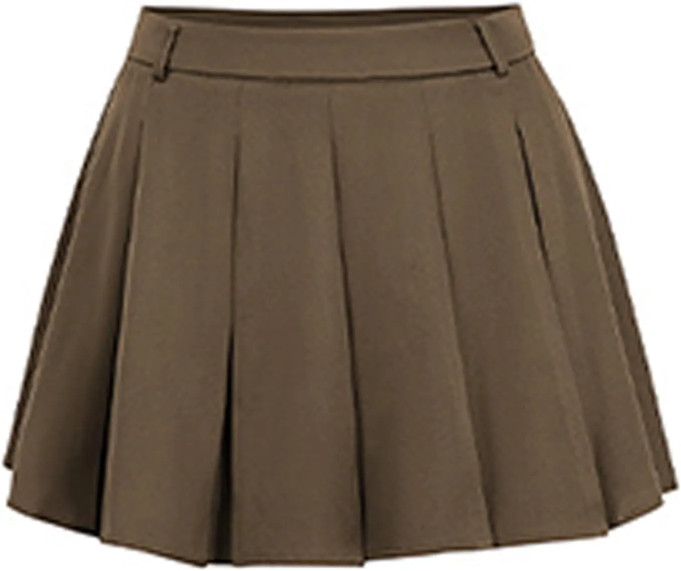 ZYXTIM Pleated Skirts for Women High Waisted Mini Skirt Tummy Control Side Zipper Casual A Line Golf School Uniform Dresses
